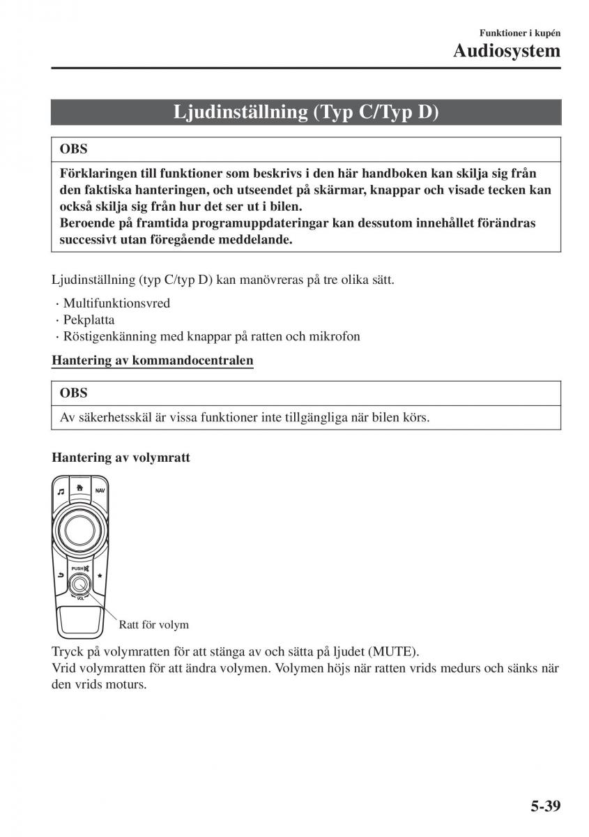 Mazda CX 3 instruktionsbok / page 353