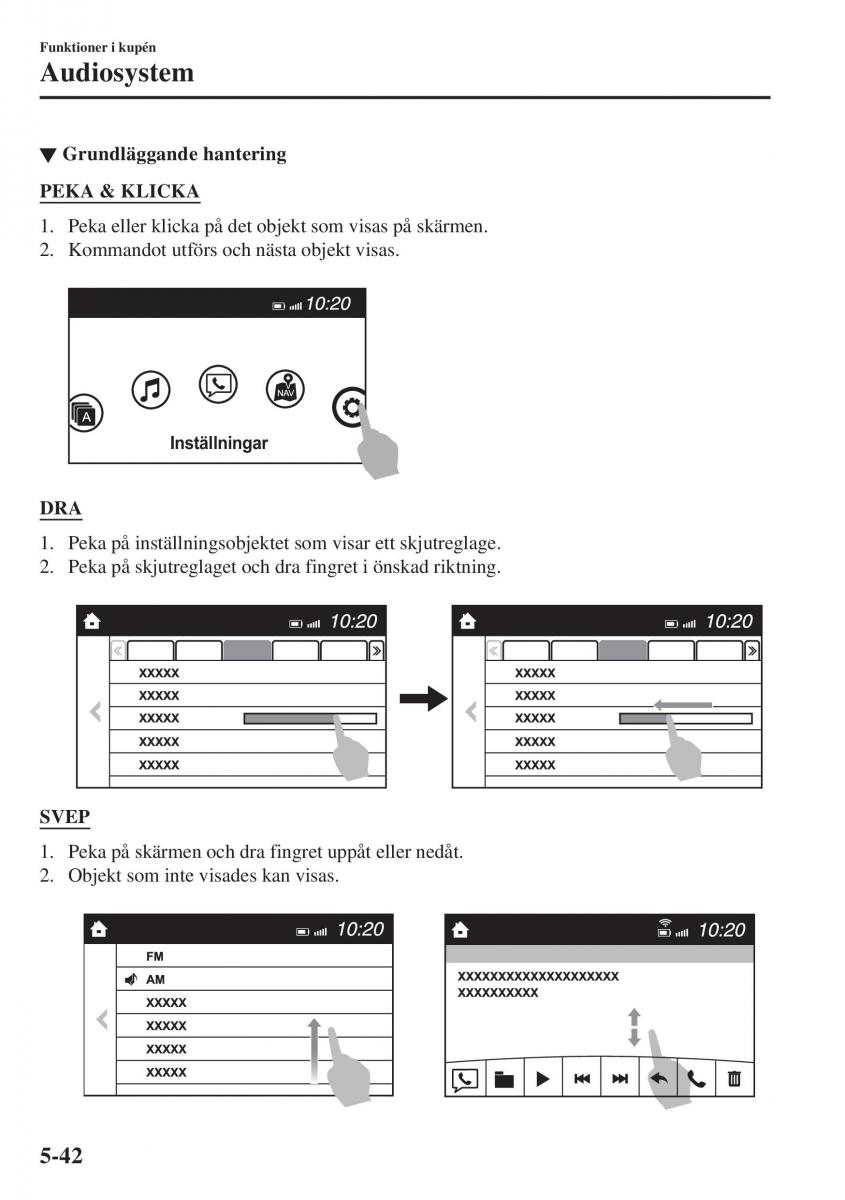 Mazda CX 3 instruktionsbok / page 356