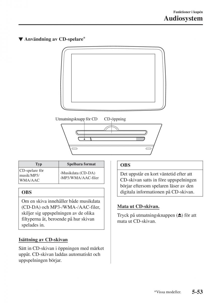 Mazda CX 3 instruktionsbok / page 367