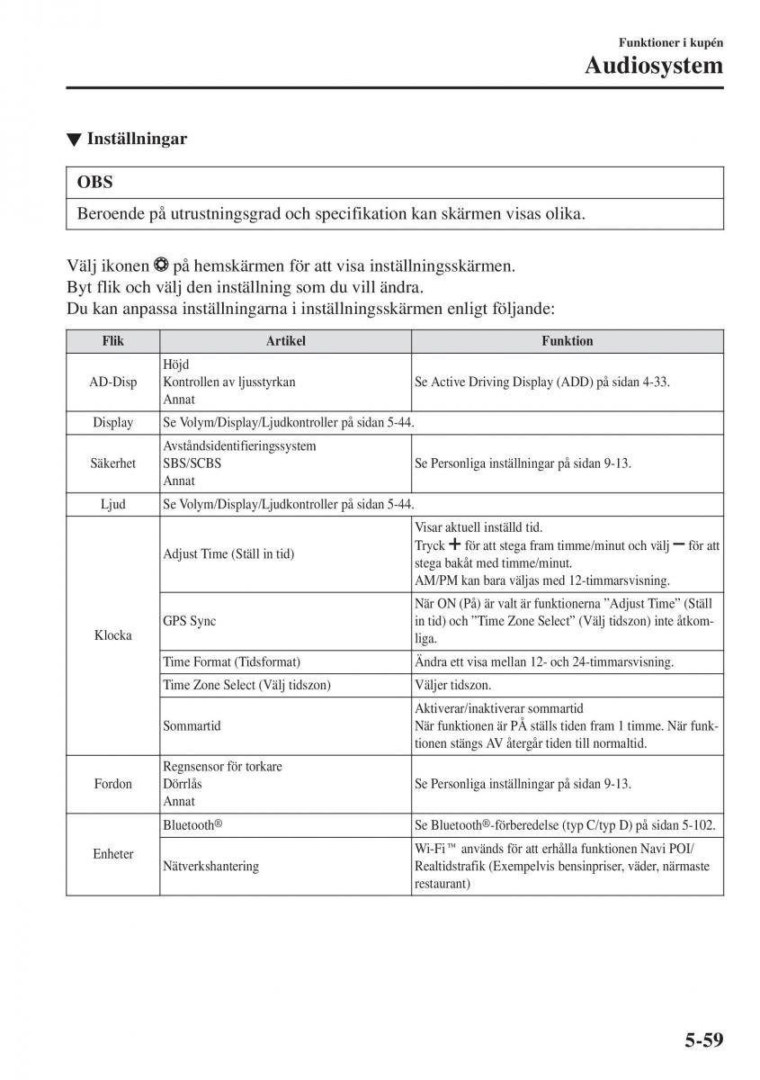 Mazda CX 3 instruktionsbok / page 373