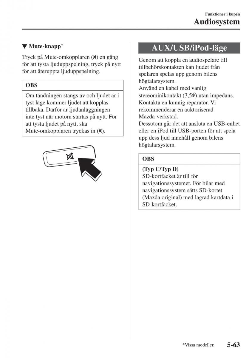 Mazda CX 3 instruktionsbok / page 377