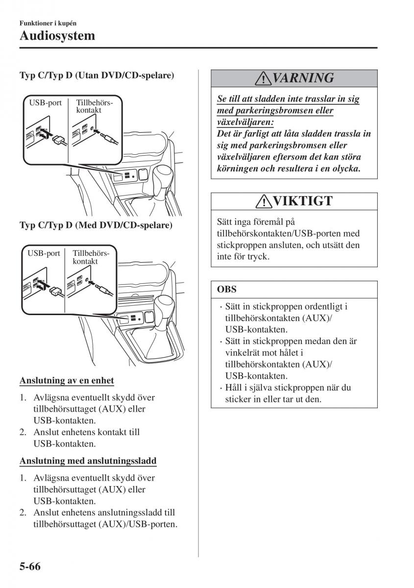 Mazda CX 3 instruktionsbok / page 380