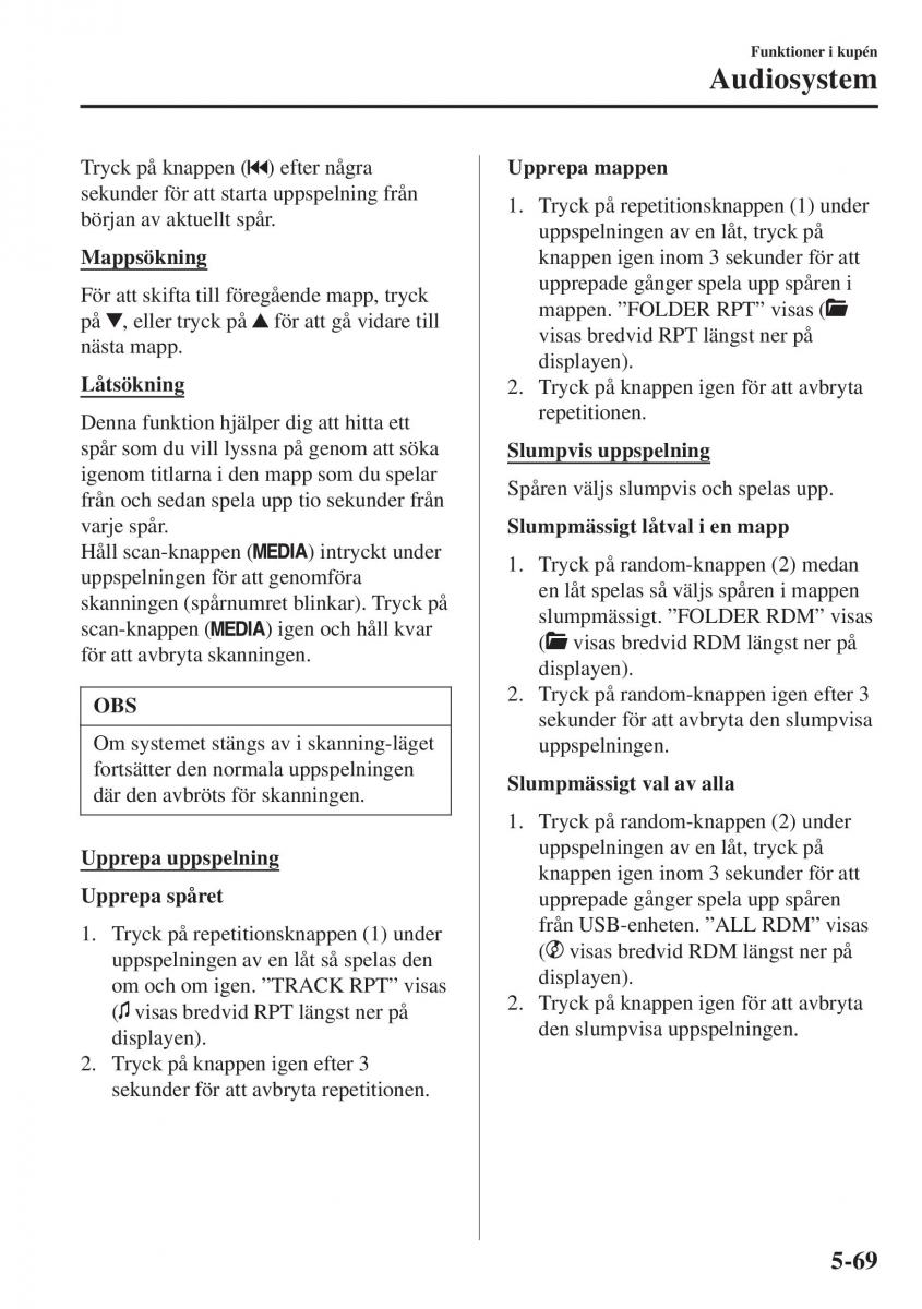 Mazda CX 3 instruktionsbok / page 383