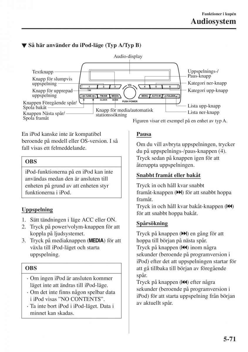 Mazda CX 3 instruktionsbok / page 385