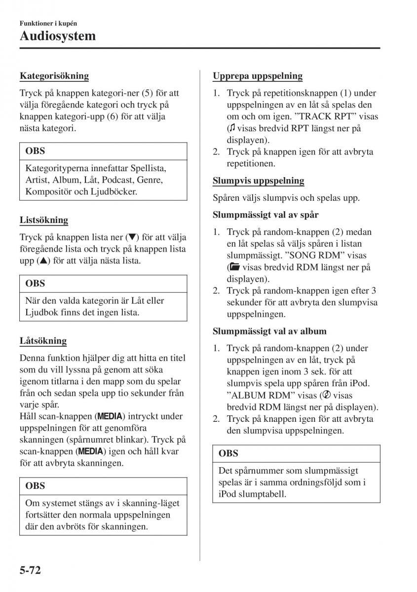 Mazda CX 3 instruktionsbok / page 386