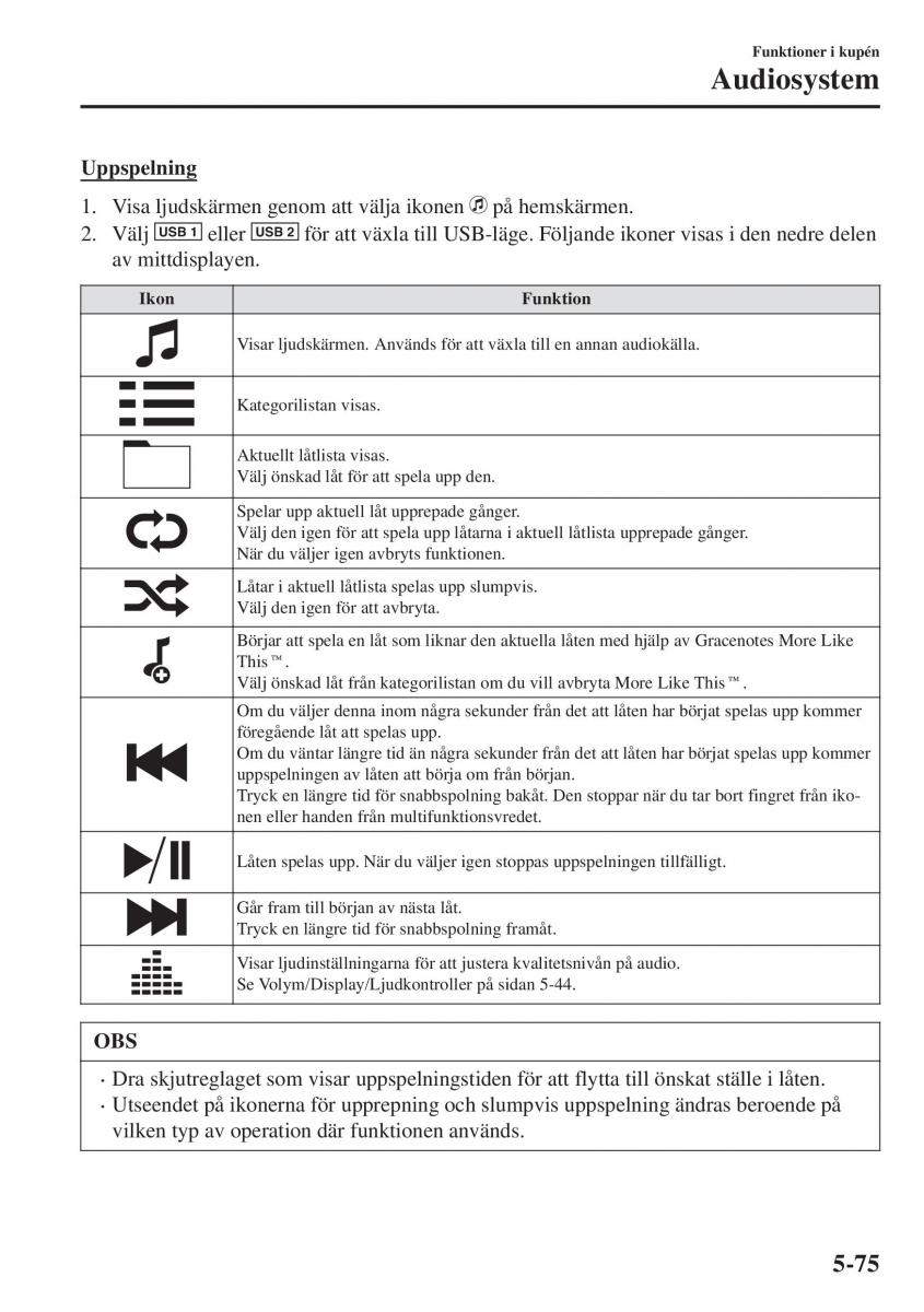 Mazda CX 3 instruktionsbok / page 389