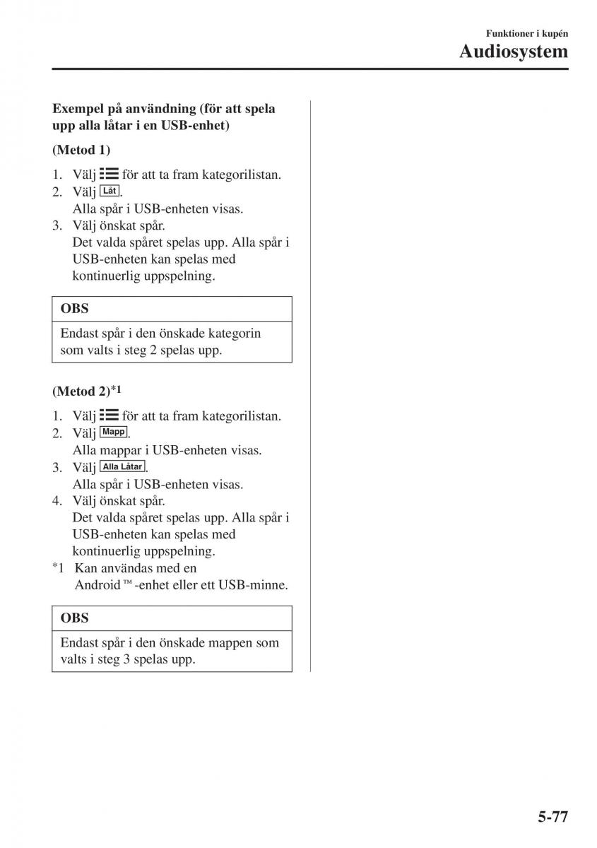 Mazda CX 3 instruktionsbok / page 391