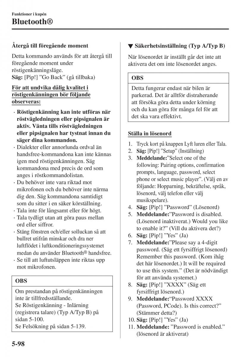 Mazda CX 3 instruktionsbok / page 412