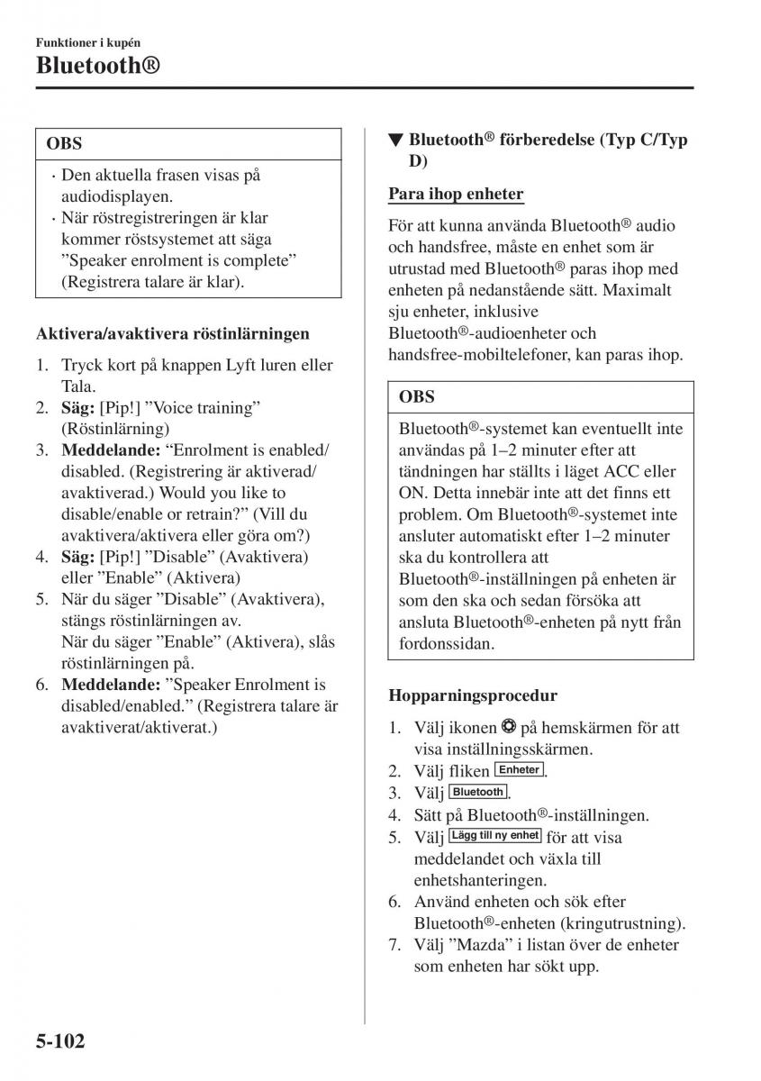 Mazda CX 3 instruktionsbok / page 416