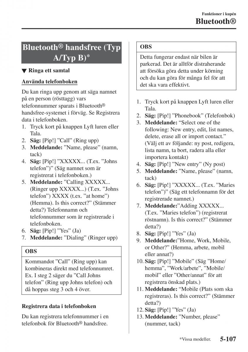 Mazda CX 3 instruktionsbok / page 421