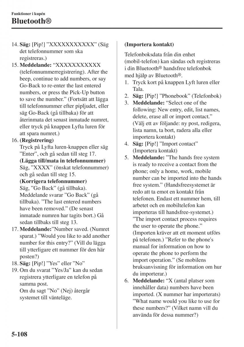 Mazda CX 3 instruktionsbok / page 422