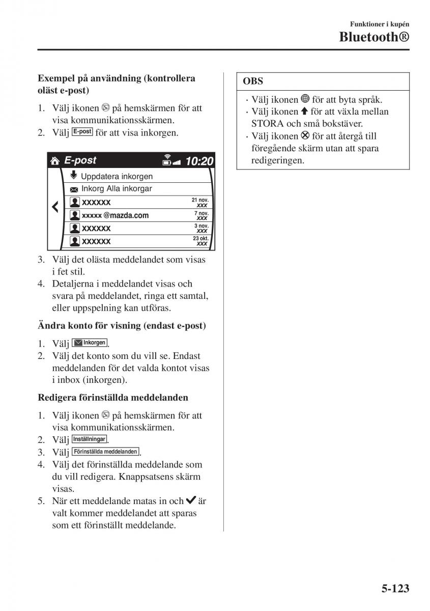 Mazda CX 3 instruktionsbok / page 437