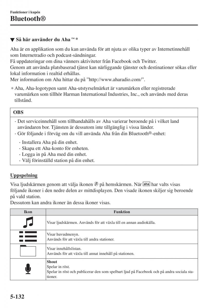 Mazda CX 3 instruktionsbok / page 446