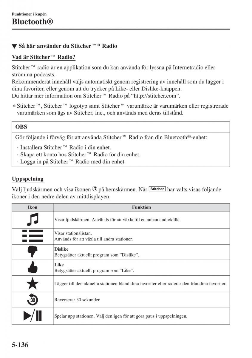 Mazda CX 3 instruktionsbok / page 450