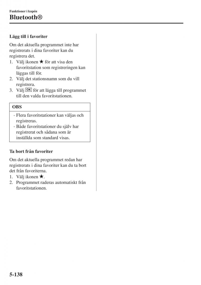 Mazda CX 3 instruktionsbok / page 452