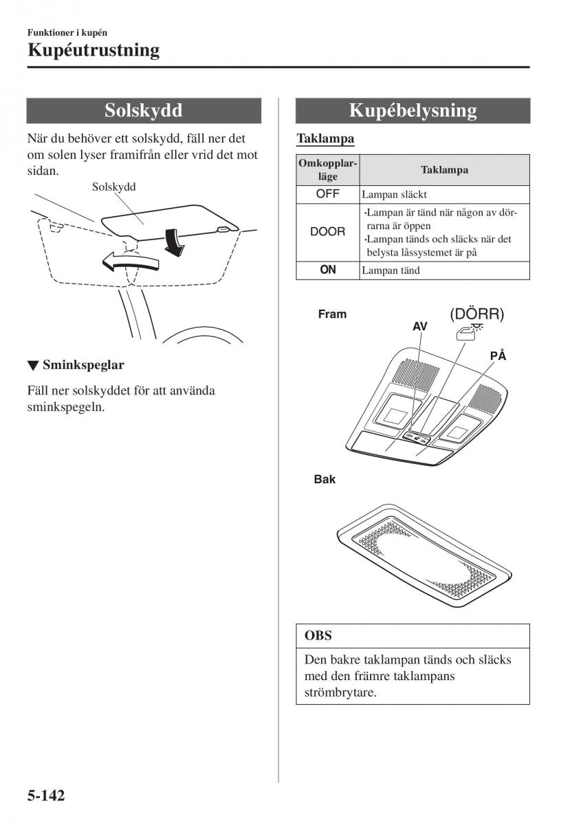 Mazda CX 3 instruktionsbok / page 456