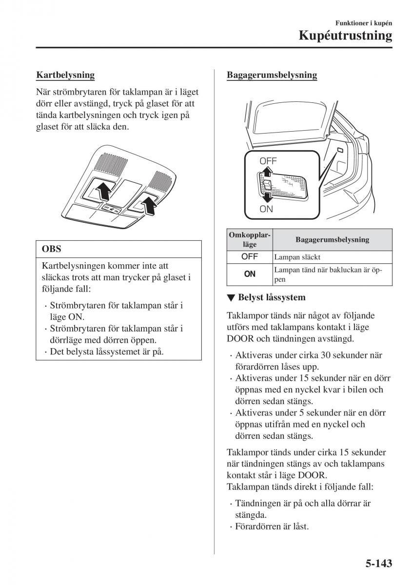 Mazda CX 3 instruktionsbok / page 457