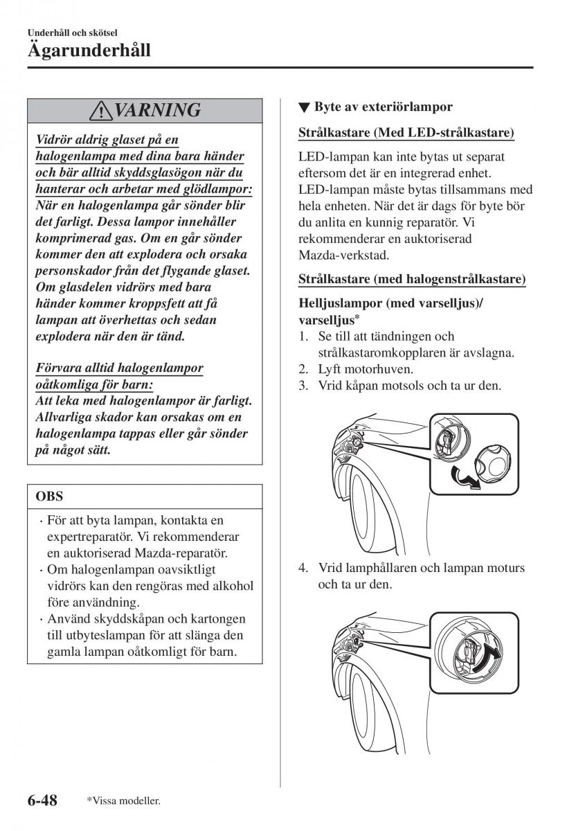 Mazda CX 3 instruktionsbok / page 512