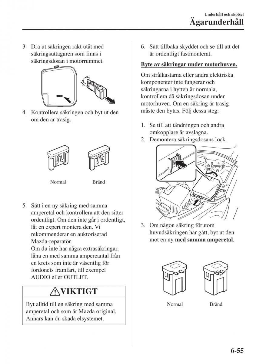 Mazda CX 3 instruktionsbok / page 519