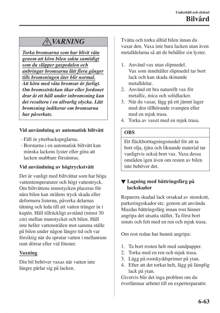 Mazda CX 3 instruktionsbok / page 527