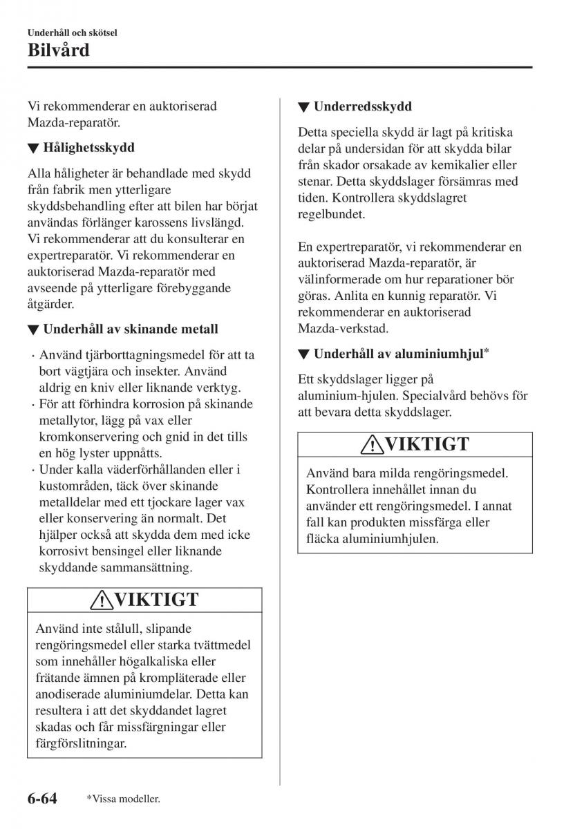 Mazda CX 3 instruktionsbok / page 528