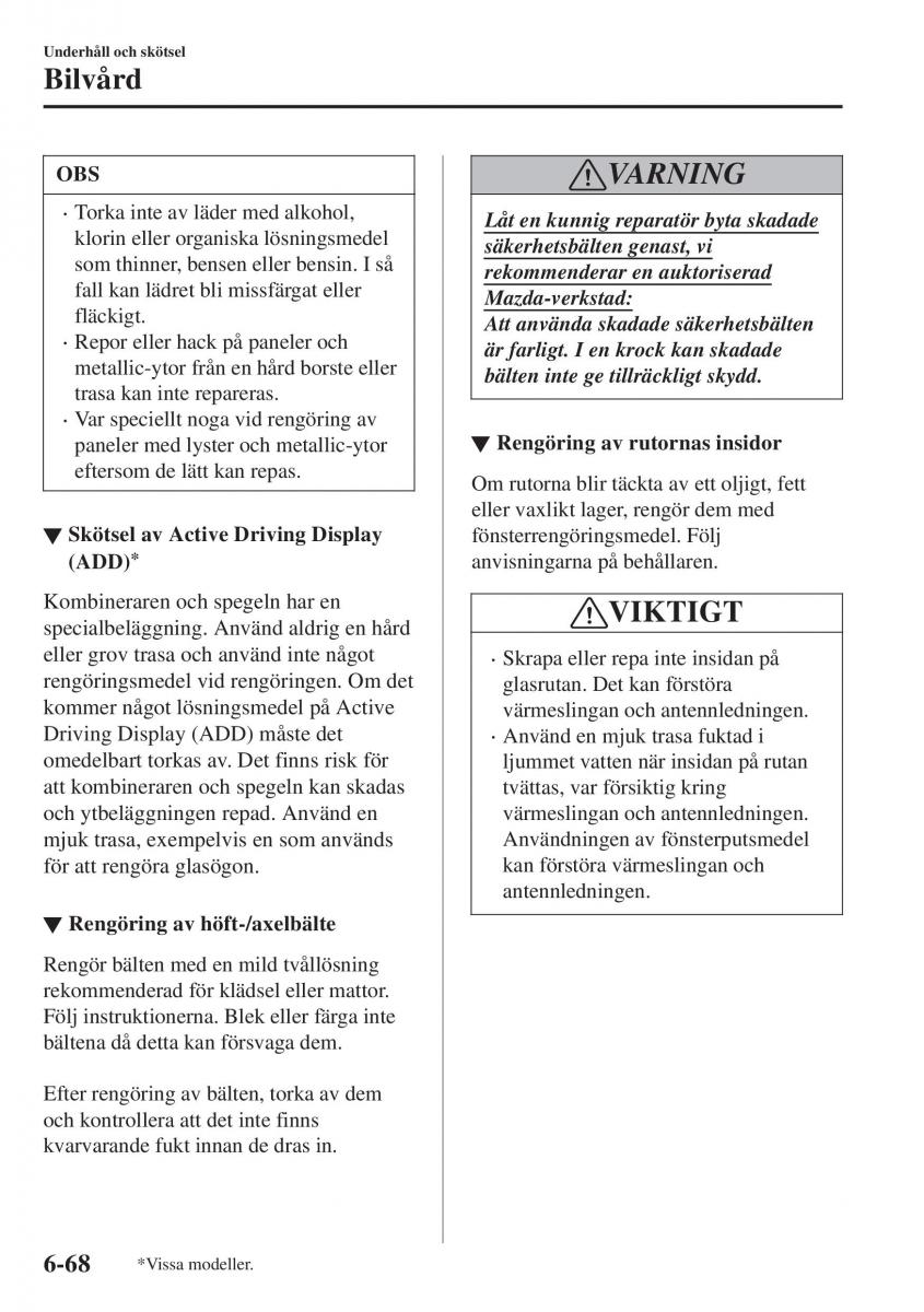 Mazda CX 3 instruktionsbok / page 532