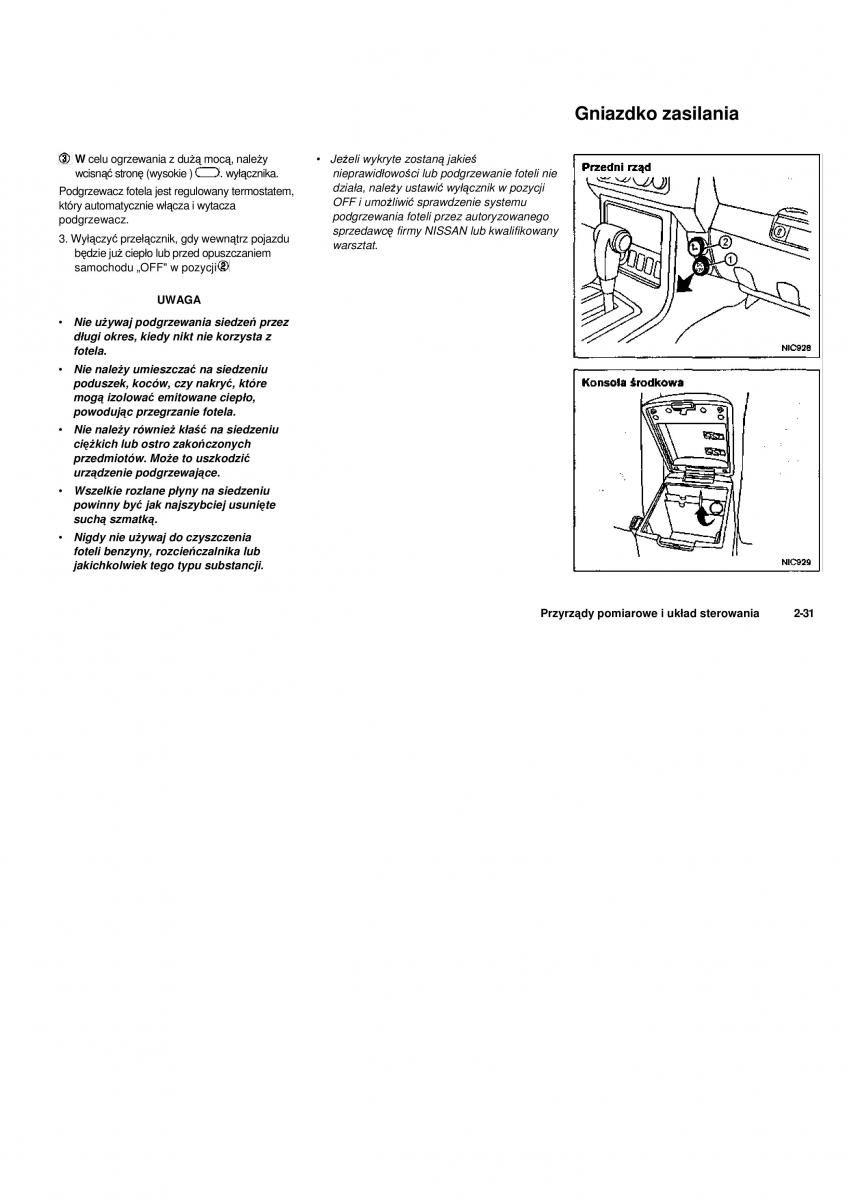 Nissan Navara III 3 instrukcja obslugi / page 81