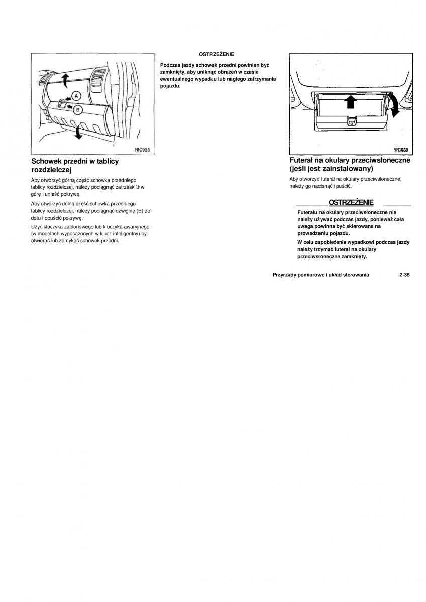 Nissan Navara III 3 instrukcja obslugi / page 85