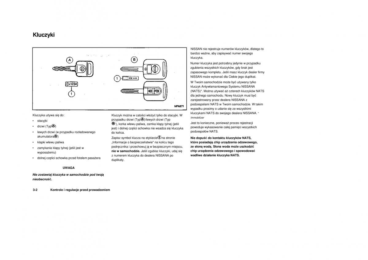 Nissan Navara III 3 instrukcja obslugi / page 96