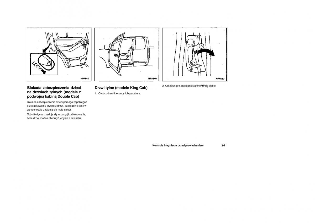 Nissan Navara III 3 instrukcja obslugi / page 101