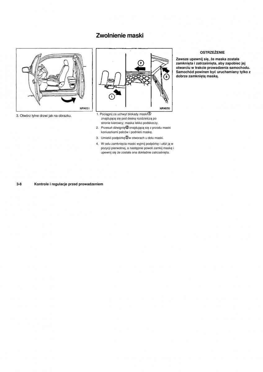 Nissan Navara III 3 instrukcja obslugi / page 102