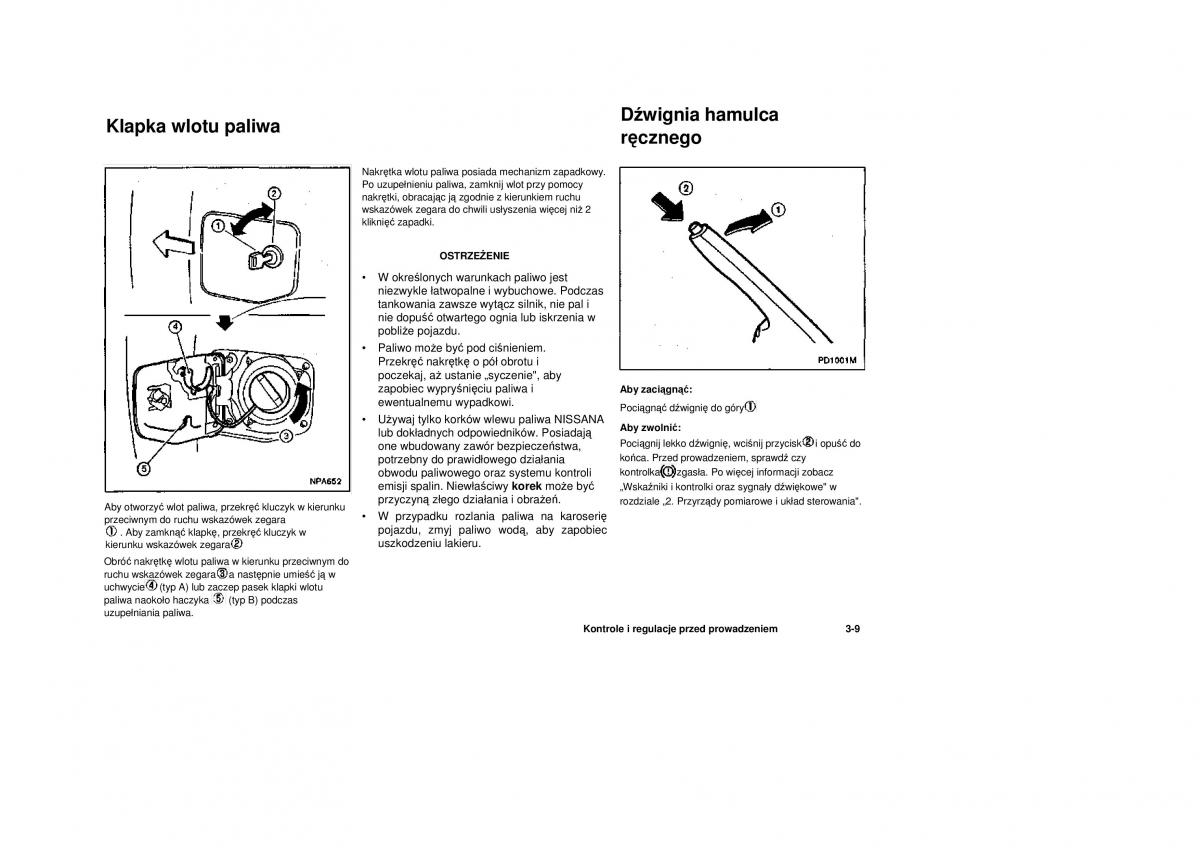 Nissan Navara III 3 instrukcja obslugi / page 103