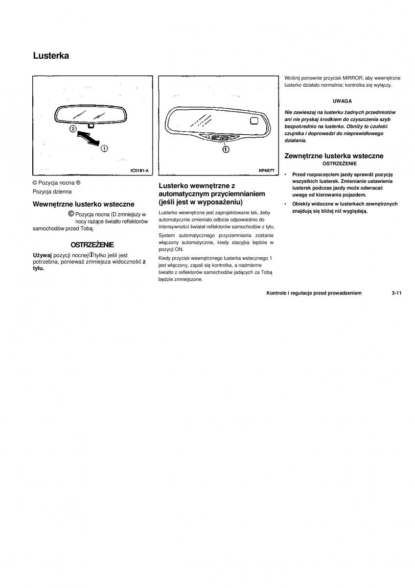 Nissan Navara III 3 instrukcja obslugi / page 105