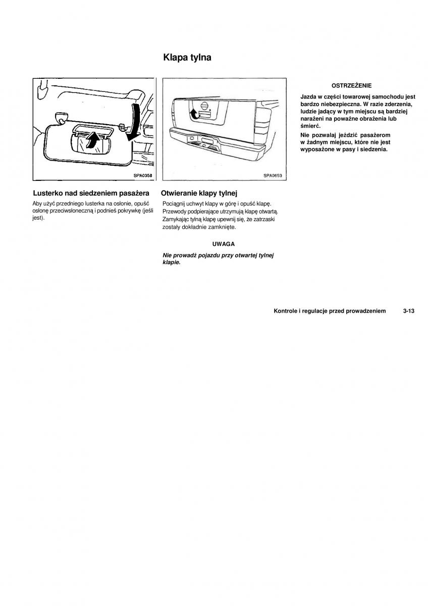 Nissan Navara III 3 instrukcja obslugi / page 107