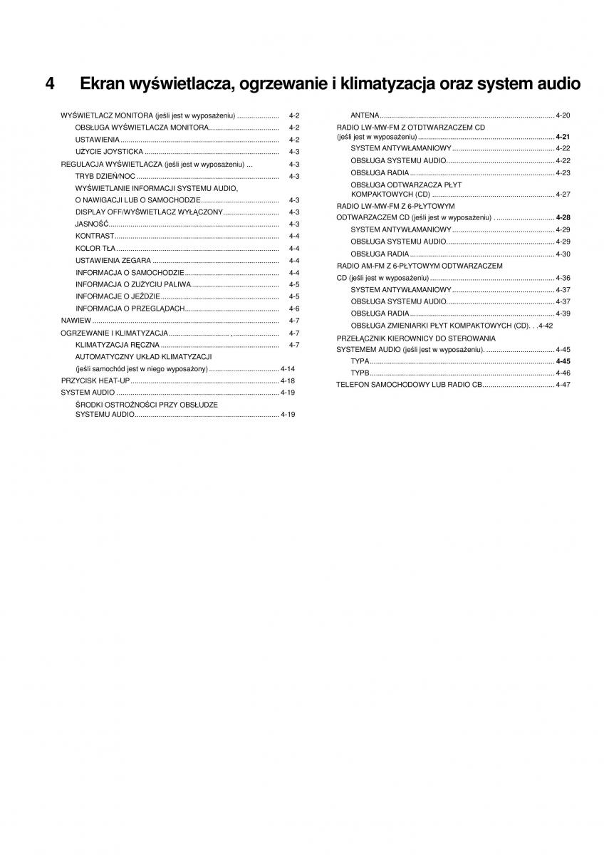 Nissan Navara III 3 instrukcja obslugi / page 115