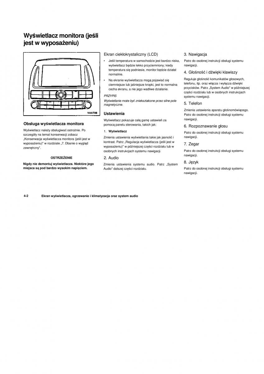 Nissan Navara III 3 instrukcja obslugi / page 116