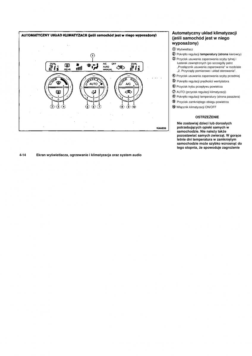 Nissan Navara III 3 instrukcja obslugi / page 128