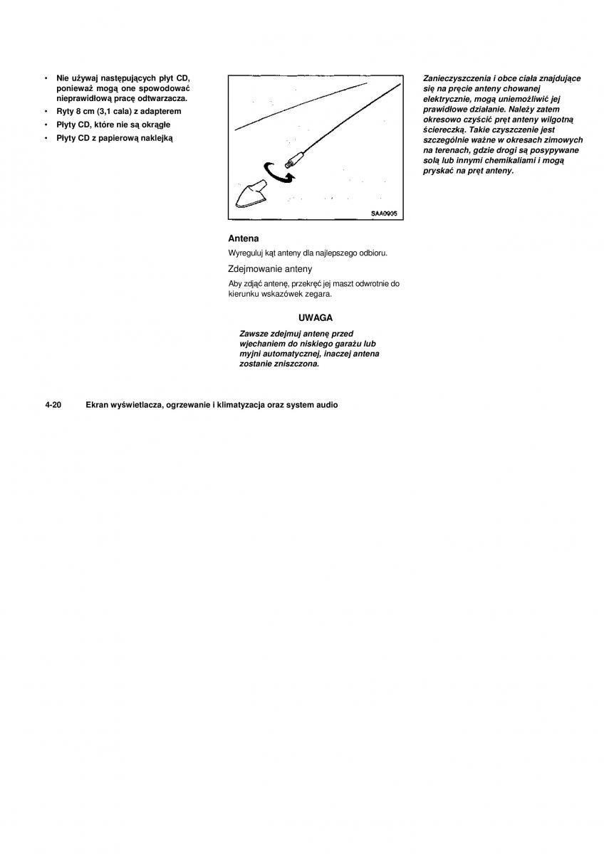 Nissan Navara III 3 instrukcja obslugi / page 134