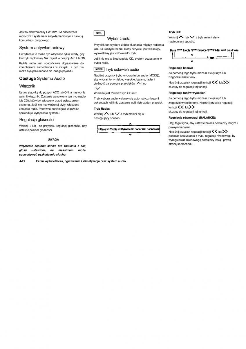 Nissan Navara III 3 instrukcja obslugi / page 136