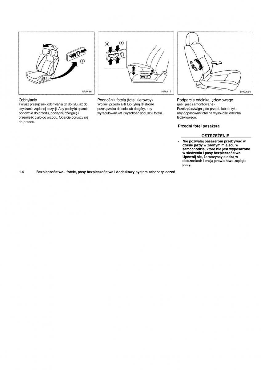 Nissan Navara III 3 instrukcja obslugi / page 16