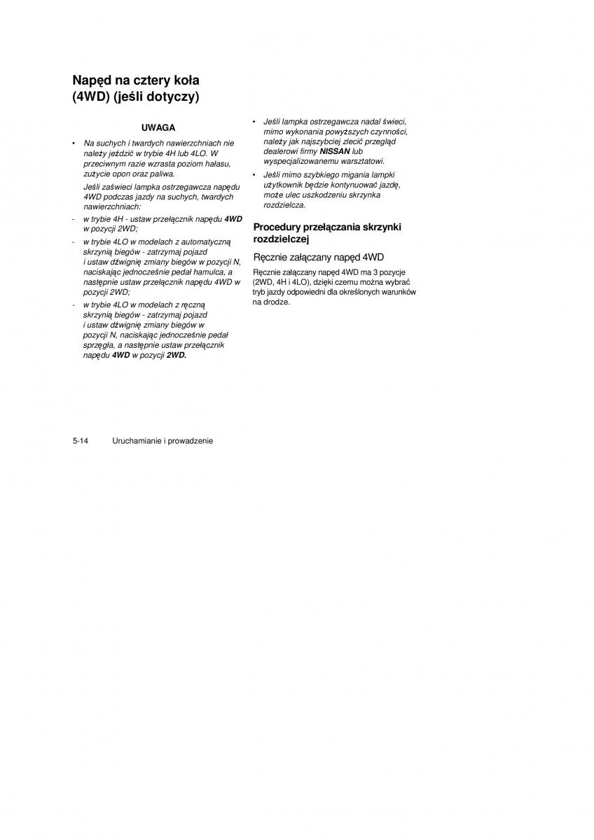 Nissan Navara III 3 instrukcja obslugi / page 176