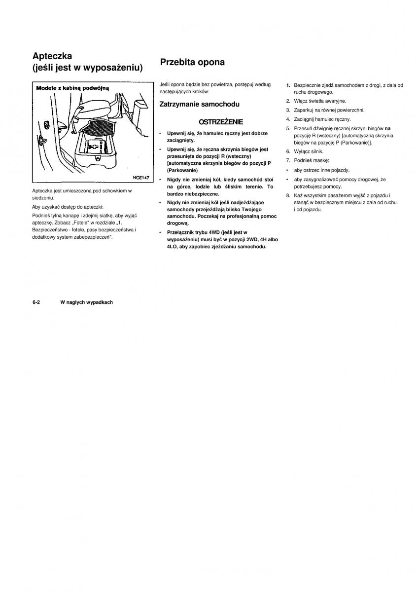 Nissan Navara III 3 instrukcja obslugi / page 202