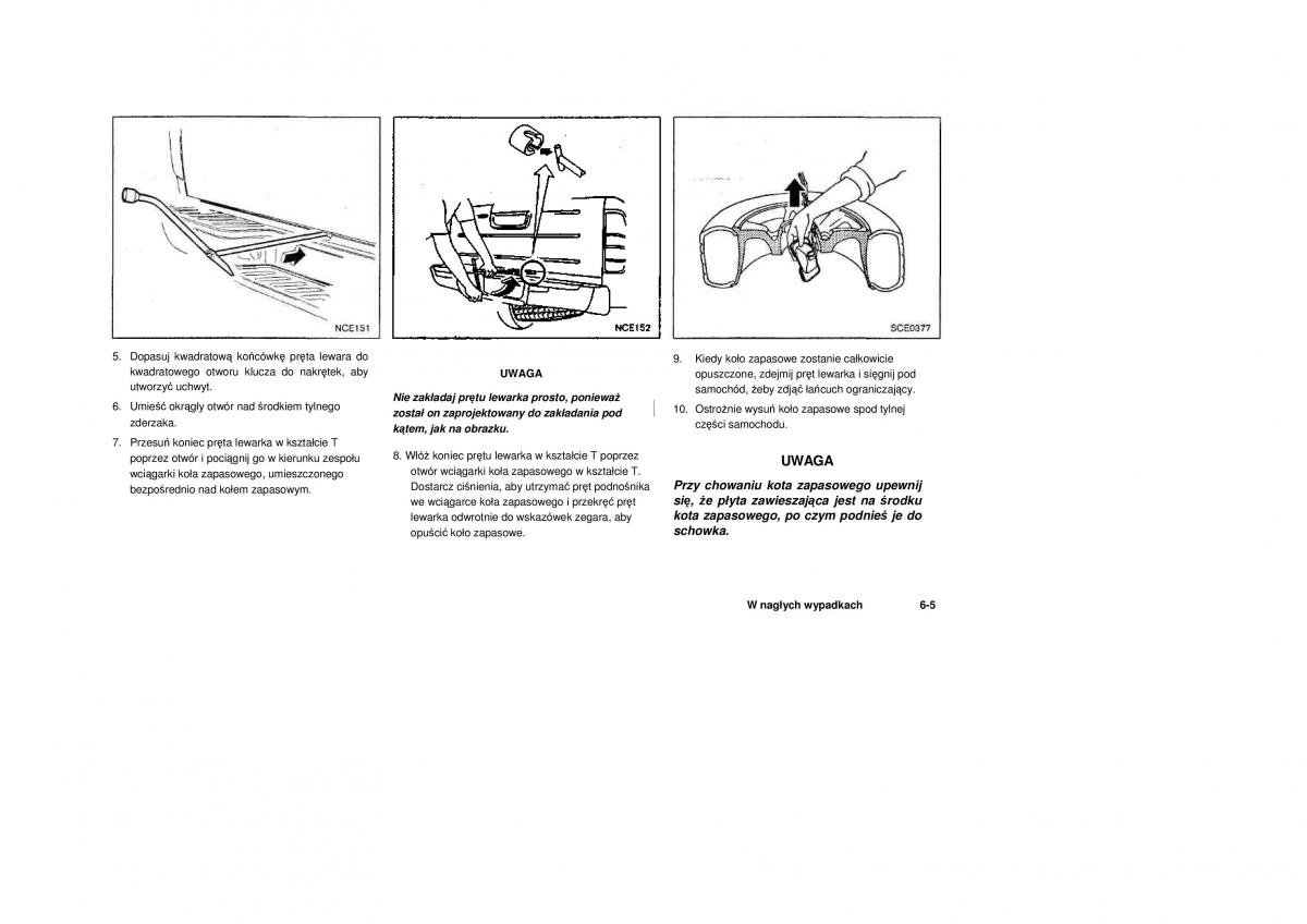 Nissan Navara III 3 instrukcja obslugi / page 205