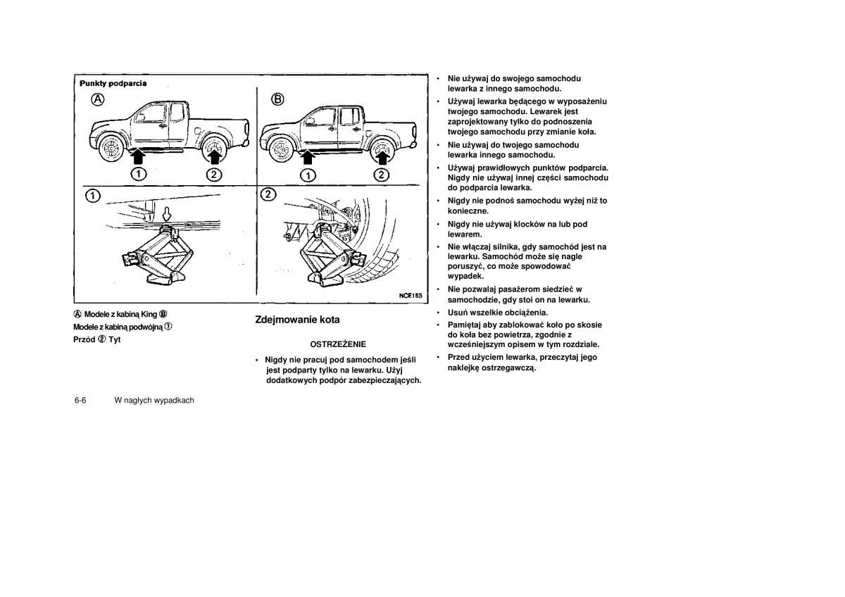 Nissan Navara III 3 instrukcja obslugi / page 206