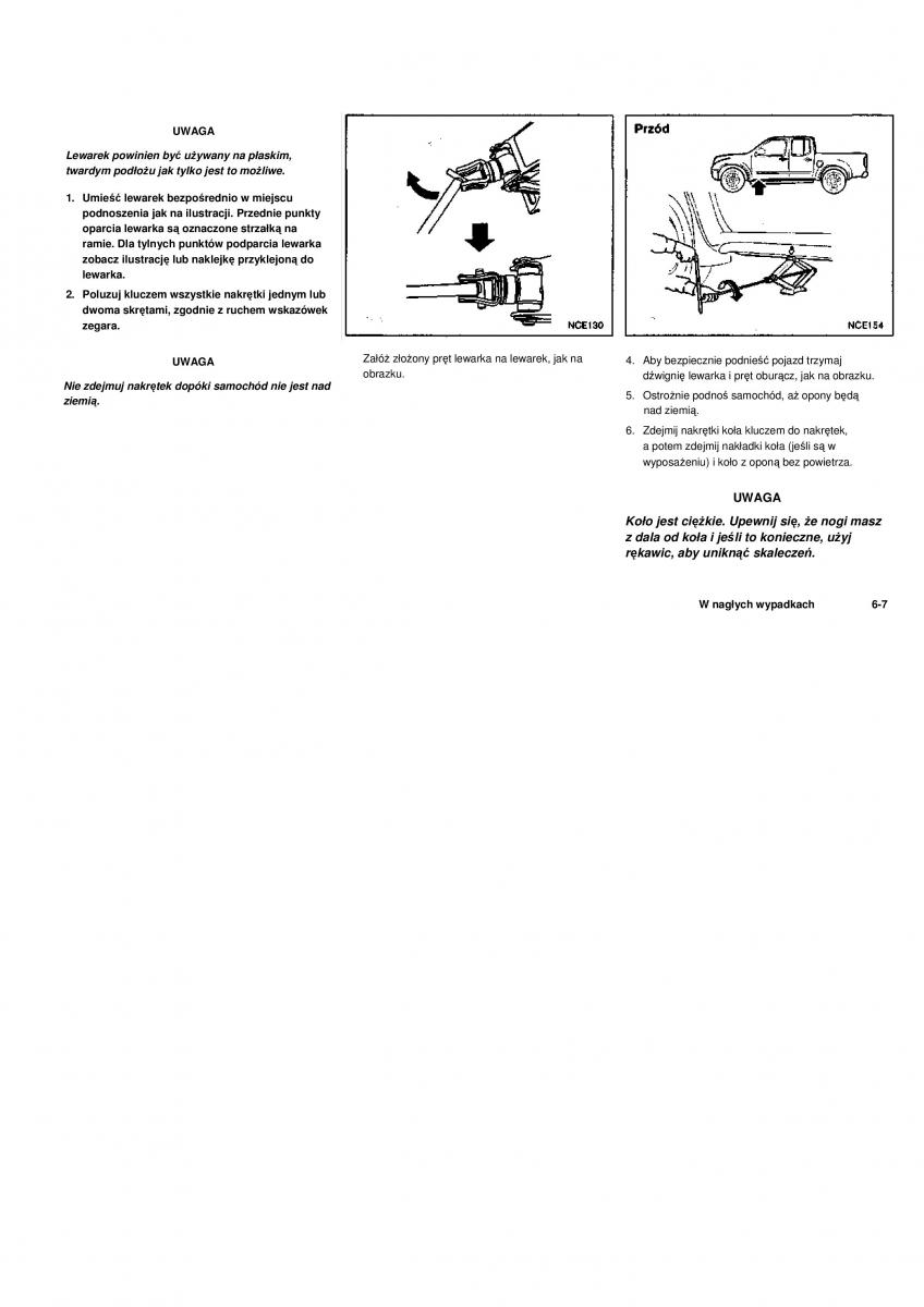 Nissan Navara III 3 instrukcja obslugi / page 207