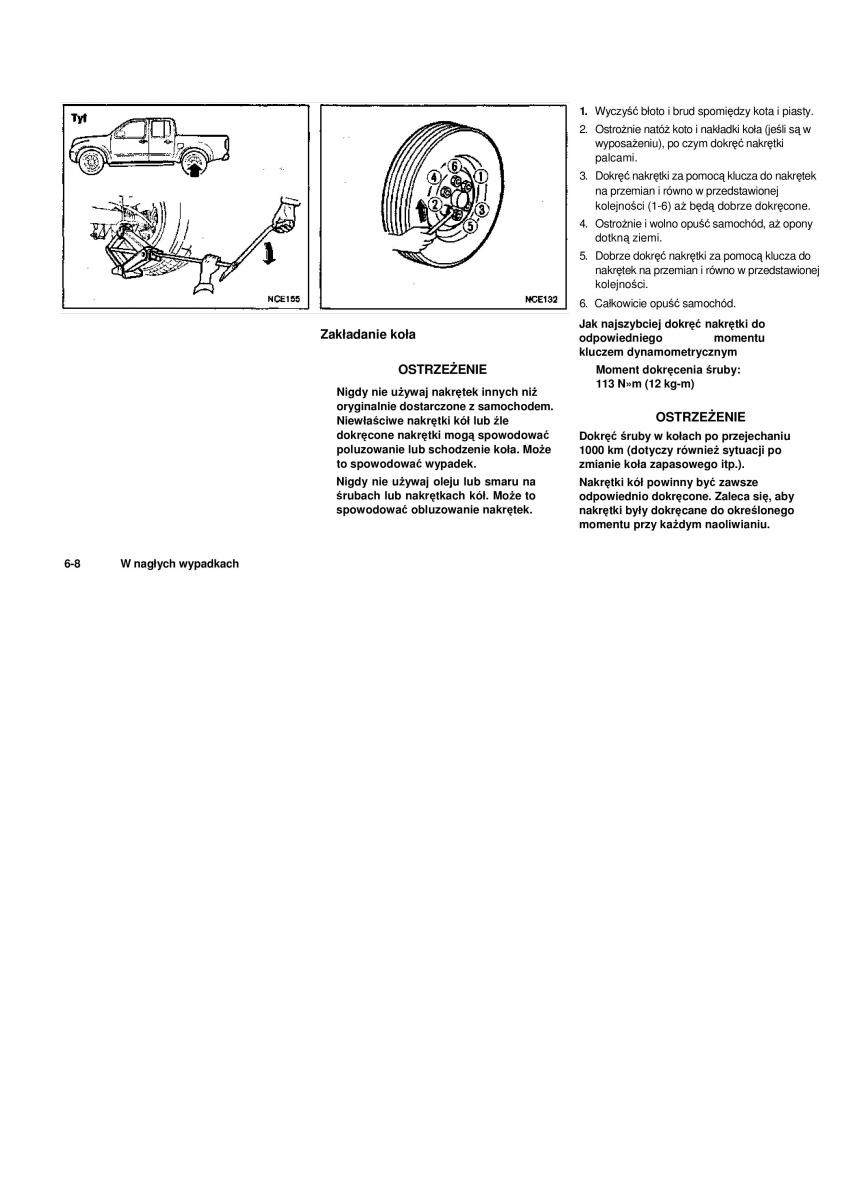 Nissan Navara III 3 instrukcja obslugi / page 208