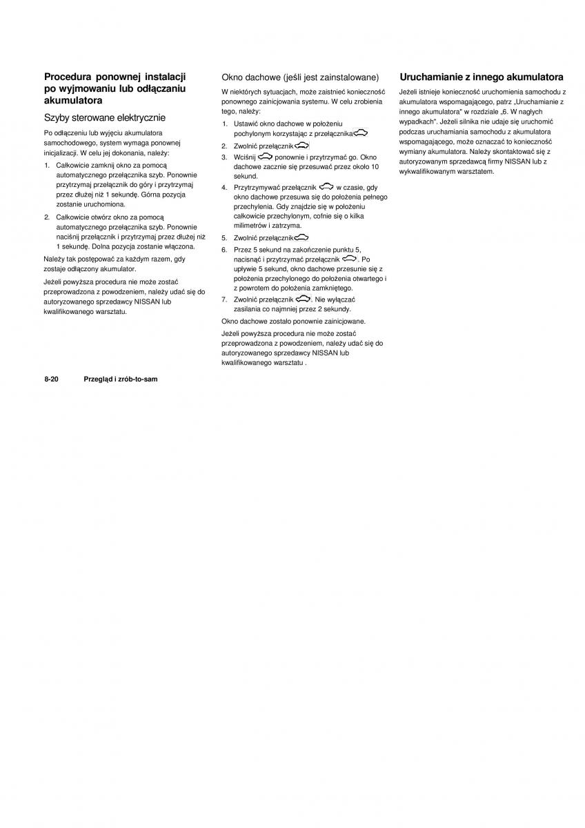 Nissan Navara III 3 instrukcja obslugi / page 242