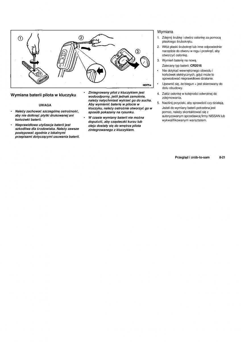 Nissan Navara III 3 instrukcja obslugi / page 243