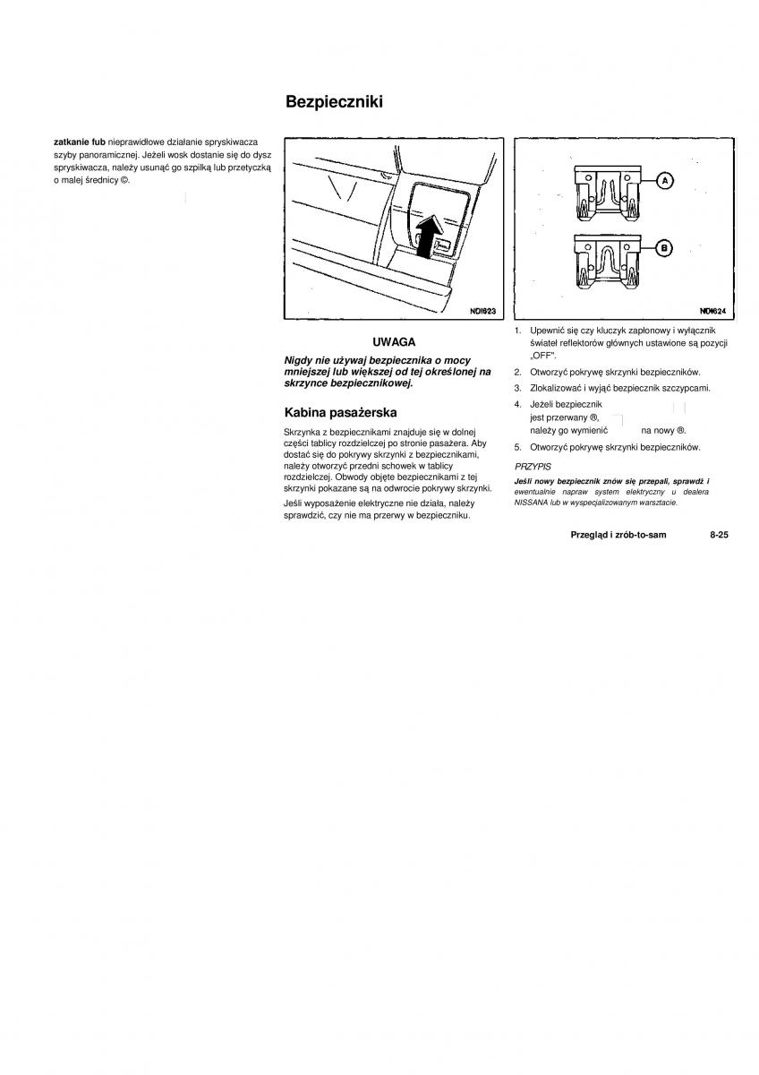 Nissan Navara III 3 instrukcja obslugi / page 247