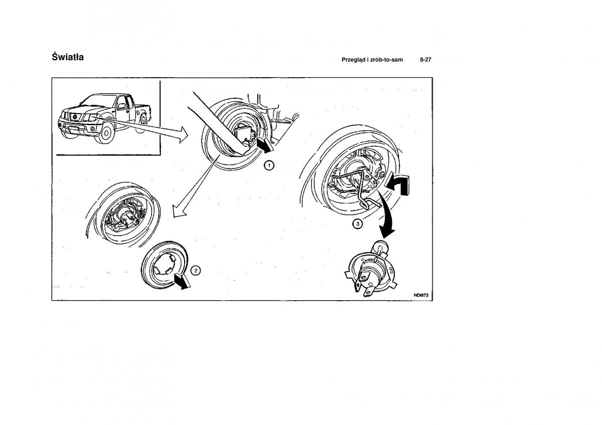 Nissan Navara III 3 instrukcja obslugi / page 249